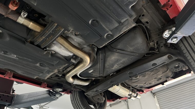 Fox Sportuitlaat Ford Fiesta MK8 ST - JHH uitlaatsysteem inclusief uitlaatklep van OPF - 2x90mm Type 25