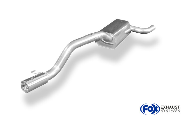 Fox Sportuitlaat Ford Focus MK1 RS achterdemper - 1x90 Type 13