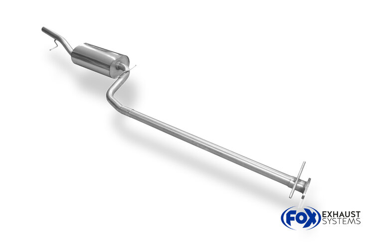 Fox Sportuitlaat Ford Focus MK1 DAW/DBW/DFW/DNW 1.8l voor geluiddemper