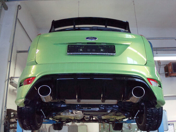 Fox Sportuitlaat Ford Focus MK2 RS achterdemper rechts/links - 129x106 type 32 rechts/links