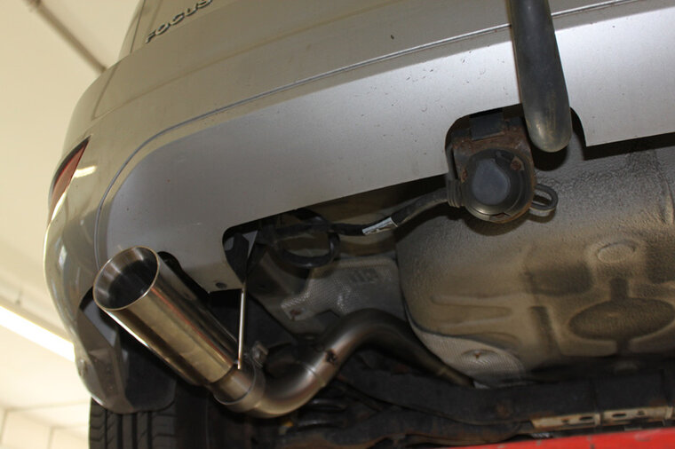 Fox Sportuitlaat Achterdemper Ford Focus MK2 Hatchback Facelift &Oslash;63,5 mm - 1x90 Type 24 enkelzijdig