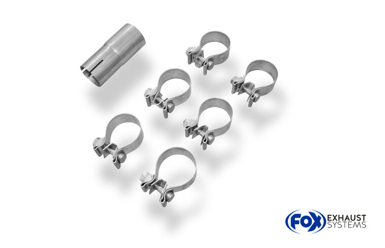Fox Sportuitlaat Ford Focus MK3 Hatchback Achterdemper Rechts/Links Uitlaat - 1x90 Type 16 Rechts/Links
