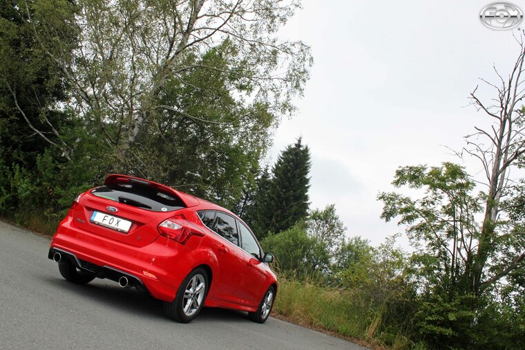 Fox Sportuitlaat Ford Focus MK3 S Hatchback Achterdemper Rechts/Links Uitlaat - 1x100 Type 16 Rechts/Links
