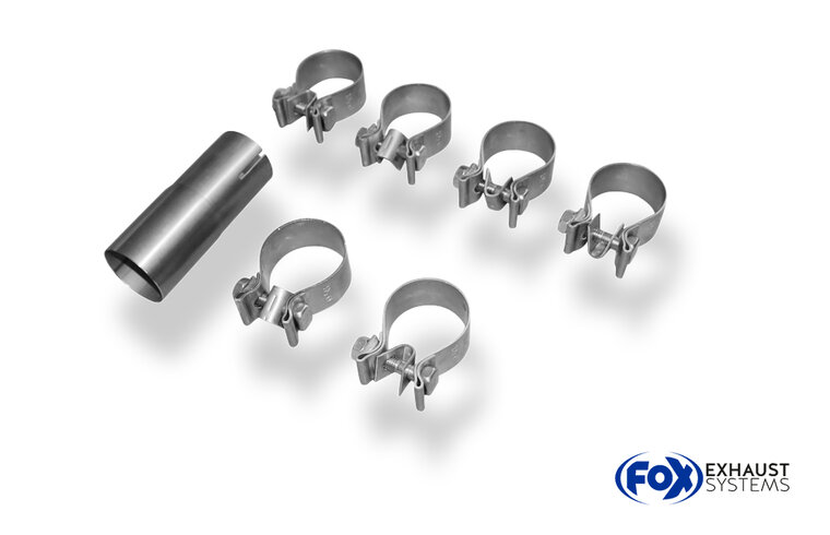 Fox Sportuitlaat Ford Focus MK3 Turnier Ecoboost Achterdemper Rechts/Links Uitlaat - 1x100 Type 25 Rechts/Links