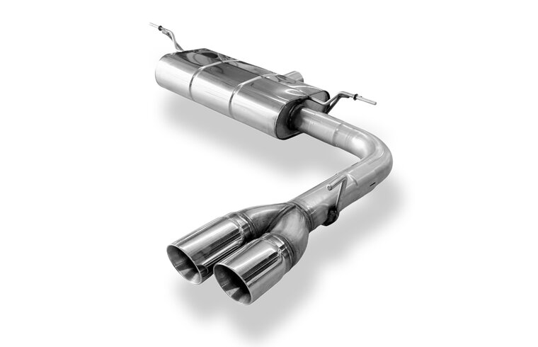 Fox Sportuitlaat Ford Focus MK4 Turnpike/Estate Achterdemper Rechter Uitlaat - 2x80 Type 25