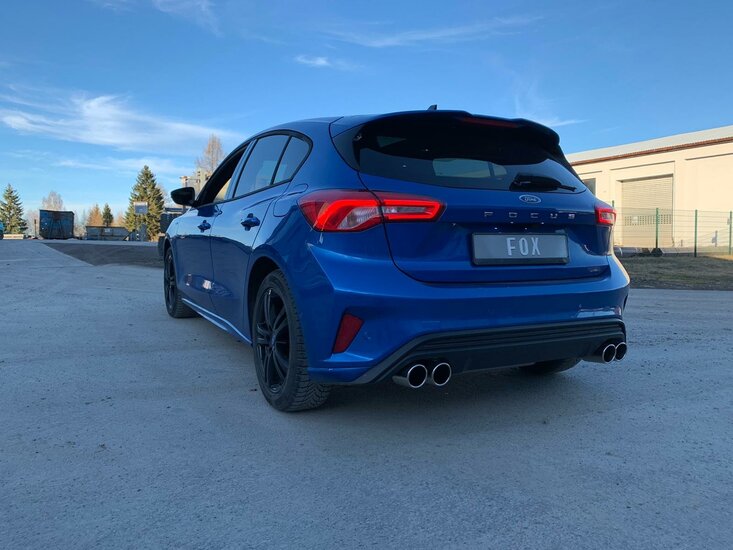 Fox Sportuitlaat Ford Focus MK4 ST-Line - Onafhankelijke wielophanging, uitlaatdemper achter, uitlaat links/rechts - 2x90 Type 16 links/rechts