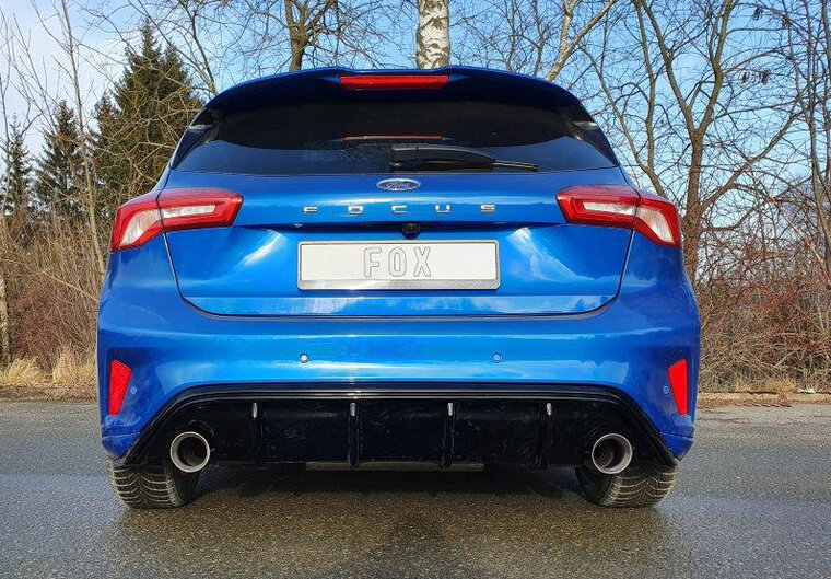 Fox Sportuitlaat Ford Focus MK4 ST-Line - starre achteras, uitlaatdemper achter, uitlaat links/rechts - 1x100 type 25 links/rechts