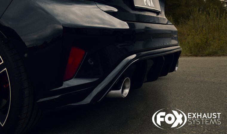 Fox Sportuitlaat Ford Focus MK4 ST Achterdemper Rechts/Links Uitlaat vanaf OPF - 1x100 Type 25 Rechts/Links