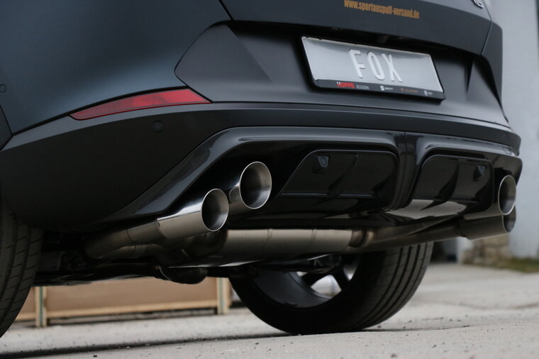 Fox Sportuitlaat CUPRA Formentor 4x4 - VZ5 Achterdemper met 2 uitlaatkleppen - 2x100 en 2x90 Type 25