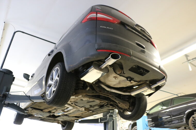 Fox Sportuitlaat Ford Galaxy 2 - WA6 Achterdemper rechts/links - 115x85 Type 38 rechts/links