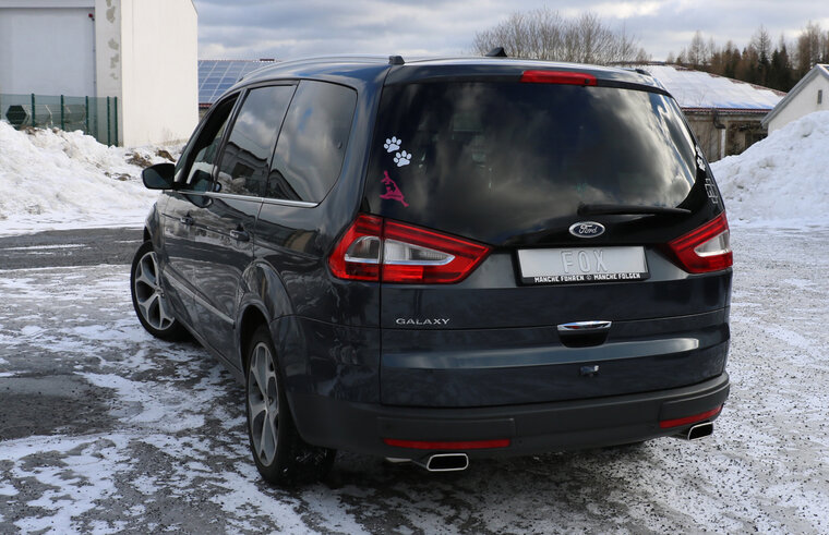 Fox Sportuitlaat Ford Galaxy 2 - WA6 Achterdemper rechts/links - 145x65 Type 59 rechts/links