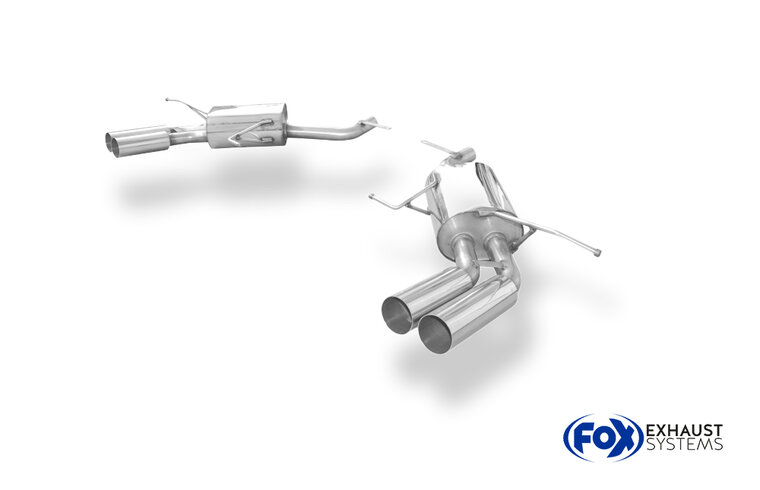Fox Sportuitlaat Mercedes GL-Klasse X164 achterdemper rechts/links - 2x76 type 10 rechts/links