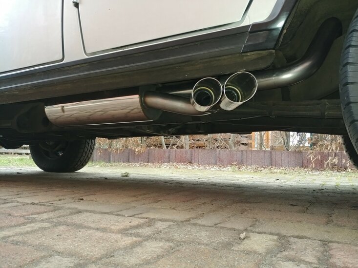 Fox Sportuitlaat Mercedes G-Klasse - 463 (zonder treeplanken) Achterdemper, zij-uitlaat - 2x80 Type 14
