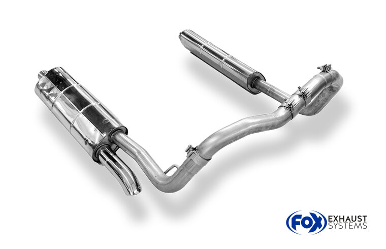 Fox Sportuitlaat Mercedes G-Klasse G500 - 453 Uitlaatsysteem vanaf katalysator - 1x70 Type 26
