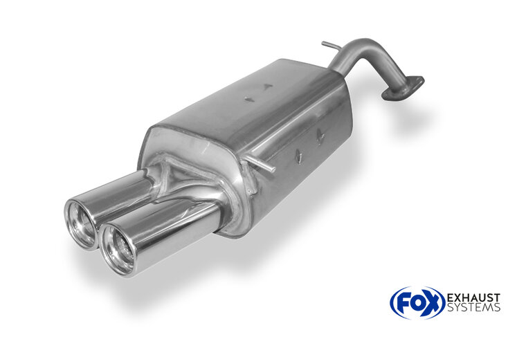 Fox Sportuitlaat Hyundai Getz - 3/5-deurs achterdemper - 2x80 Type 13