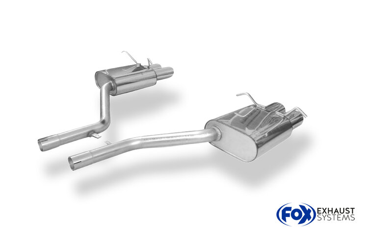 Fox Sportuitlaat Mercedes GLK X204 achterdemper rechts/links - 2x106x71 type 32 rechts/links