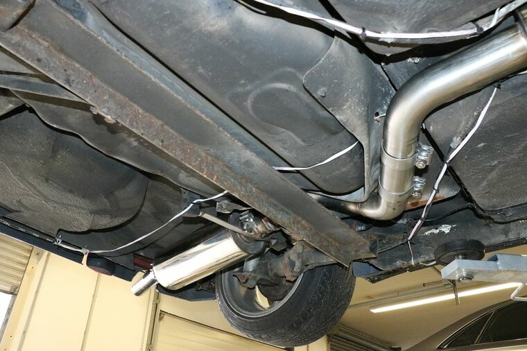 Fox Sportuitlaat VW Golf MK1 Cabriolet achterdemper &Oslash;63,5 mm - 1x63,5 Type 10 links