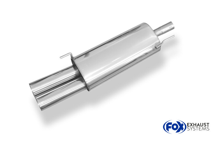 Fox Sportuitlaat VW Golf MK3 achterdemper - 2x76 Type 10
