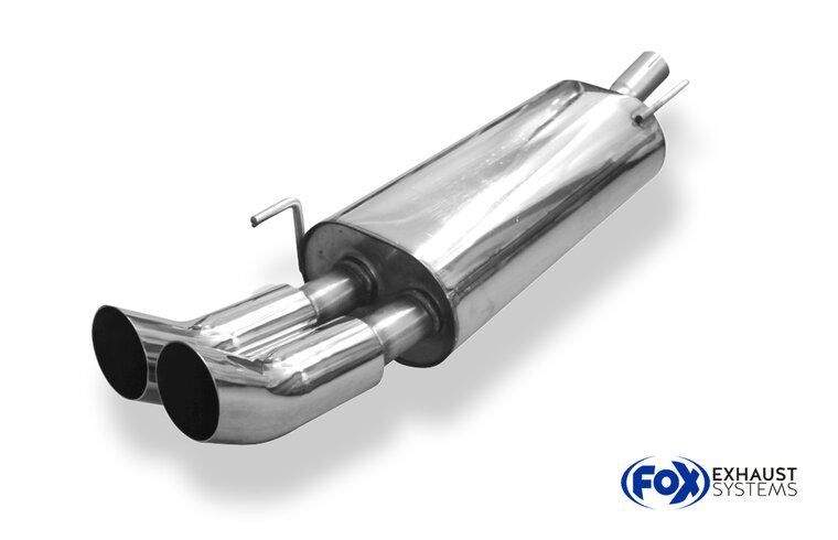 Fox Sportuitlaat VW Golf MK3 achterdemper - 2x76 Type 18