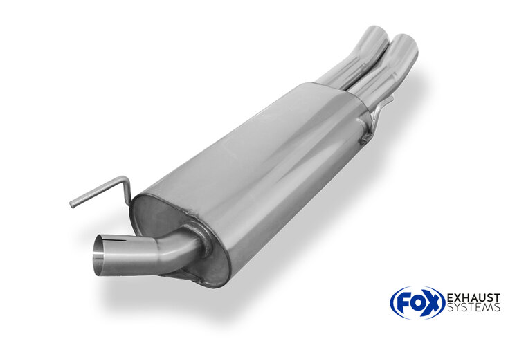 Fox Sportuitlaat VW Golf MK3 GTI/VR6 Achterdemper - 2x76 Type 18