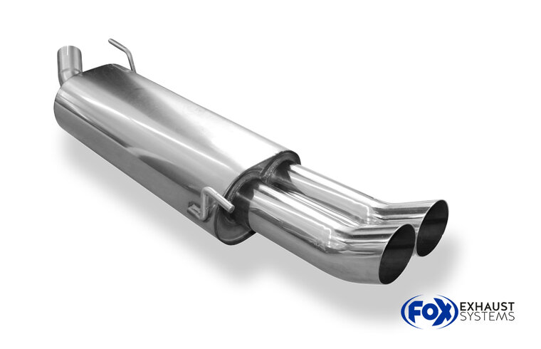 Fox Sportuitlaat VW Golf MK3 GTI/VR6 Achterdemper - 2x76 Type 18
