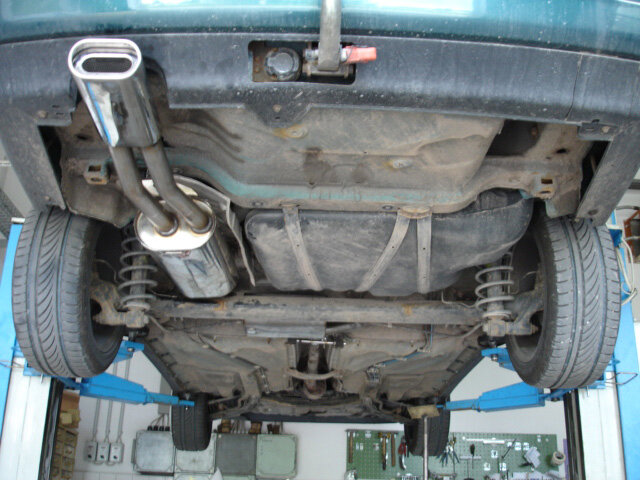 Fox Sportuitlaat VW Golf MK3 Variant achterdemper - 135x80 Type 53