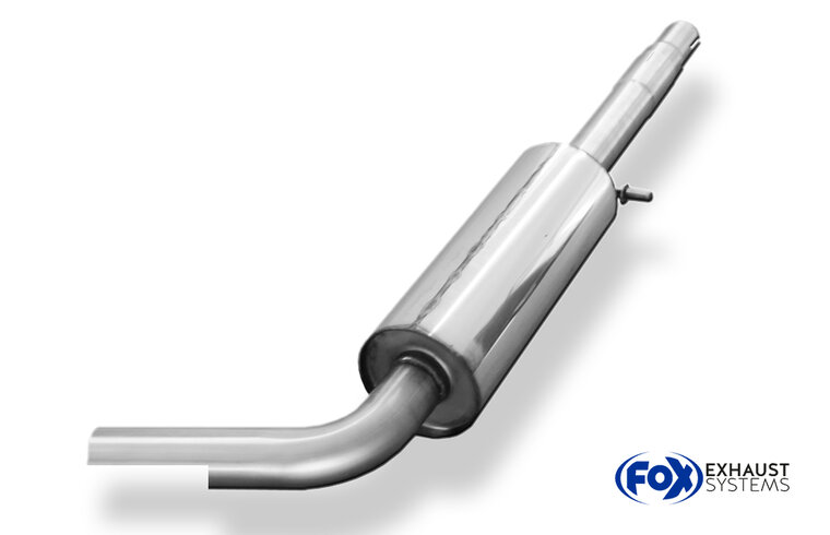 Fox Sportuitlaat VW Golf MK4 voordemper voor VW053093-xxx R-32 Look