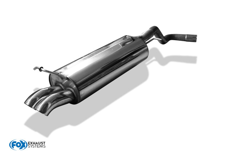 Fox Sportuitlaat VW Golf MK4 achterdemper - 2x63 Type 28
