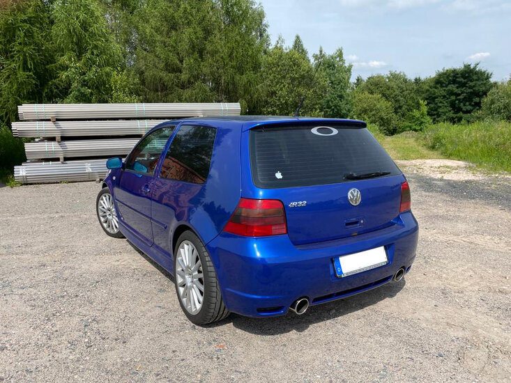 Fox Sportuitlaat VW Golf MK4 R32 Achterdemper Rechts/Links Uitlaat - 1x100 Type 16 Rechts/Links