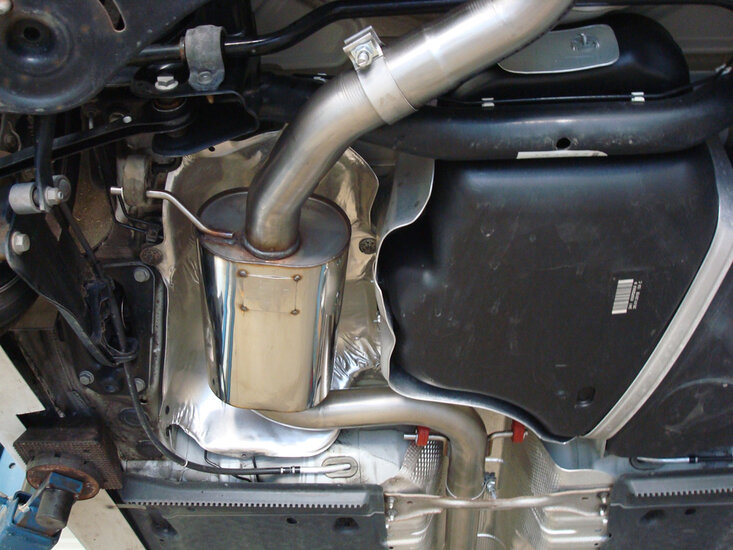 Fox Sportuitlaat VW Golf MK6 GTI middendemper