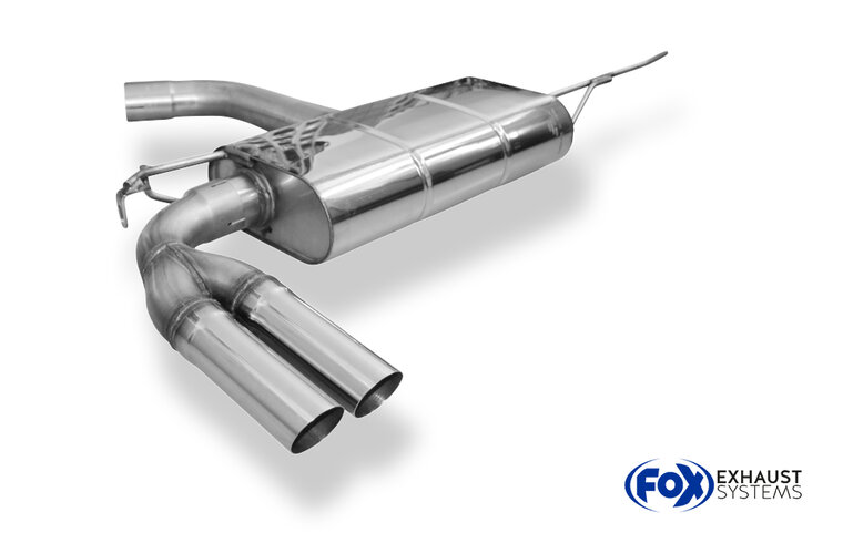 Fox Sportuitlaat VW Golf MK6 achterdemper - 2x63 Type 14
