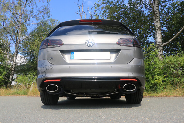 Fox Sportuitlaat VW Golf MK7 Variant R - 4-Motion Achterdemper rechts/links - 160x90 Type 38 rechts/links