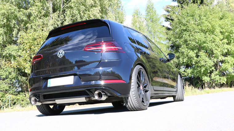 Fox Sportuitlaat VW Golf MK7 - 2.0l GTI Facelift + TCR Achterdemper rechts/links - 1x100 Type 25 rechts/links