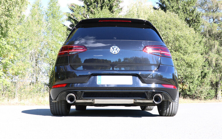 Fox Sportuitlaat VW Golf MK7 - 2.0l GTI Facelift + TCR Achterdemper rechts/links - 1x114 Type 25 rechts/links