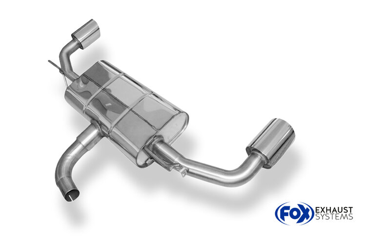 Fox Sportuitlaat VW Golf MK7 - GTE Achterdemper rechts/links - 1x100 Type 25 rechts/links