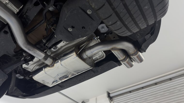 Fox Sportuitlaat VW Golf MK8 GTD achterdemper - 2x90 Type 25