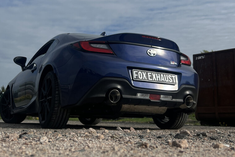 Fox Sportuitlaat Toyota GR86 achterdemper - 1x114 type 25 rechts/links