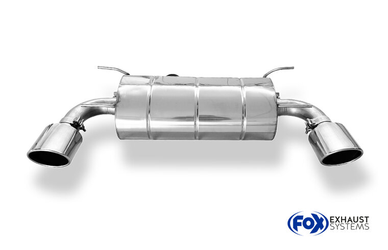 Fox Sportuitlaat Toyota GR86 achterdemper - 129x106 type 32 rechts/links