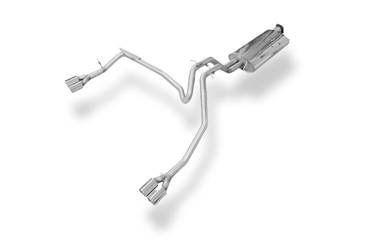 Fox Sportuitlaat Jeep Grand Cherokee Type WH Achterdemper Rechts/Links Uitlaat - 2x80 Type 13 Rechts/Links