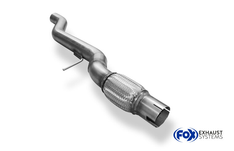 Fox Sportuitlaat Verbindingsbuis met flexibele stekker voor Jeep Grand Cherokee WKI/WKII