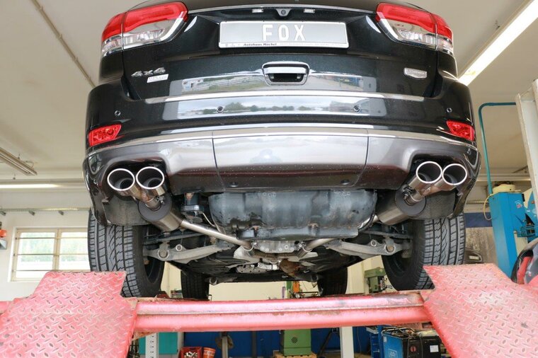 Fox Sportuitlaat Achterdemper rechts/links voor Jeep Grand Cherokee WKII vanaf 2014 - 2x106x71 Type 32 rechts/links