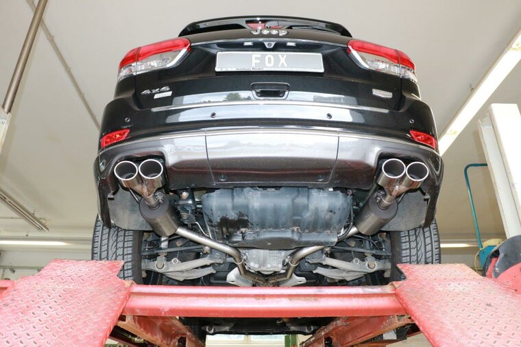 Fox Sportuitlaat Achterdemper rechts/links voor Jeep Grand Cherokee WKII vanaf 2014 - 2x106x71 Type 32 rechts/links