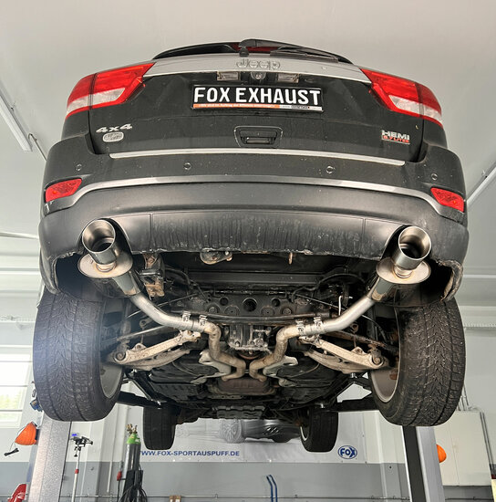 Fox Sportuitlaat Jeep Grand Cherokee WK I - 5.7L Achterdemper Rechts/Links - 1x100 Type 25 Rechts/Links