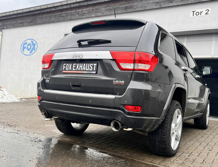 Fox Sportuitlaat Jeep Grand Cherokee WK I - 5.7L Achterdemper Rechts/Links - 1x100 Type 25 Rechts/Links