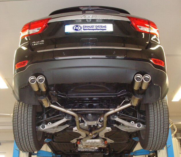 Fox Sportuitlaat Jeep Grand Cherokee WK - 3.6L Achterdemper Rechts/Links - 2x80 Type 17 Rechts/Links