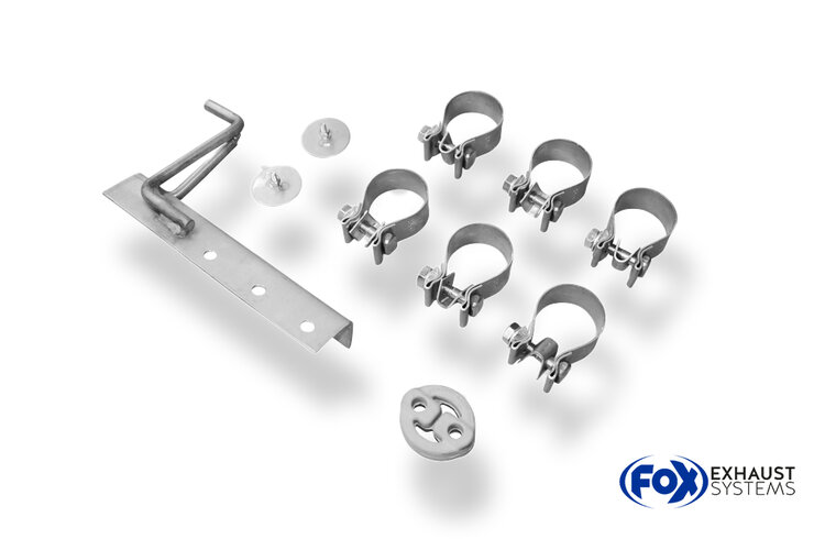 Fox Sportuitlaat Chrysler Voyager II GS achterdemper, rechter/linker uitlaat - 160x80 Type 52 rechts/links