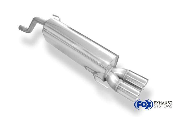 Fox Sportuitlaat Fiat Grande Punto 199 - Diesel einddemper - 2x76 Type 13