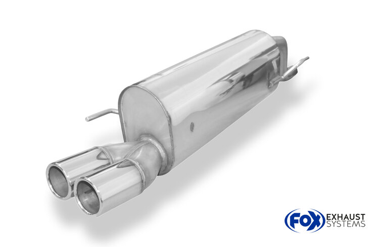 Fox Sportuitlaat Fiat Grande Punto 199 - Benzine einddemper - 2x76 Type 12
