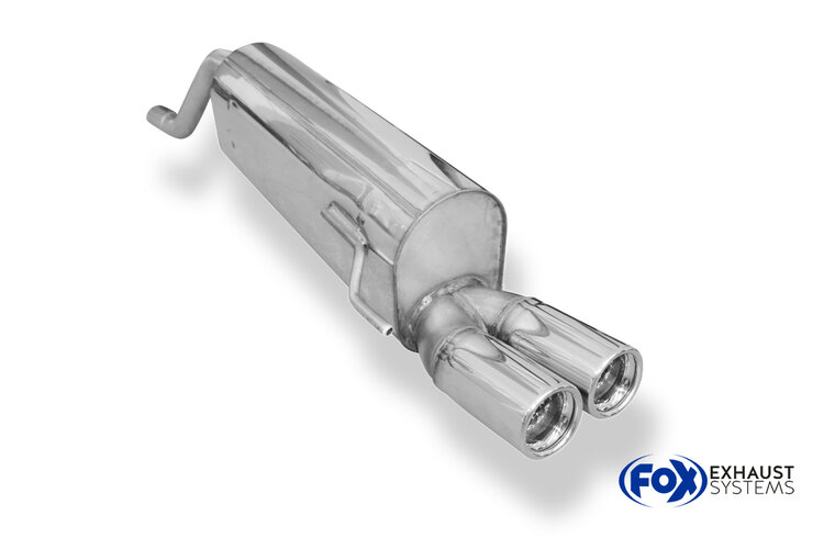Fox Sportuitlaat Fiat Grande Punto 199 - Benzine einddemper - 2x76 Type 13
