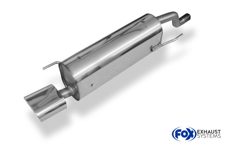 Fox Sportuitlaat Fiat Grande Punto 199 - Benzine Achterdemper - 135x80 Type 53